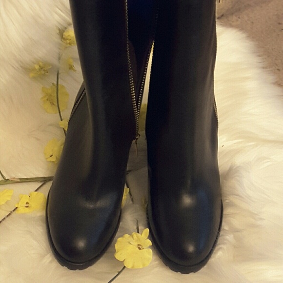 Michael kors genuine leather wedge stretch boot - Picture 8 of 8